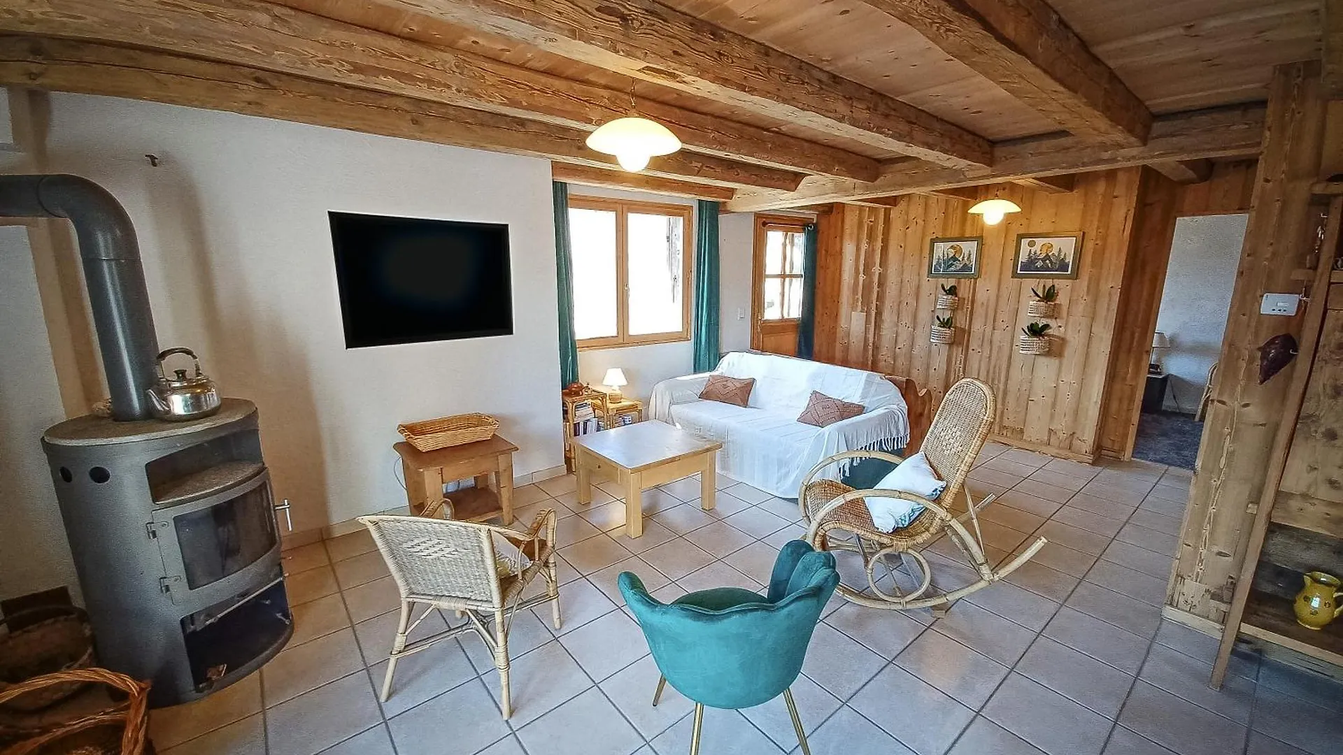 Unique A Champagny L'Appartement Panoramik Dans Un Chalet D'Alpage Avec Une Vue Exceptionnelle La Plagne