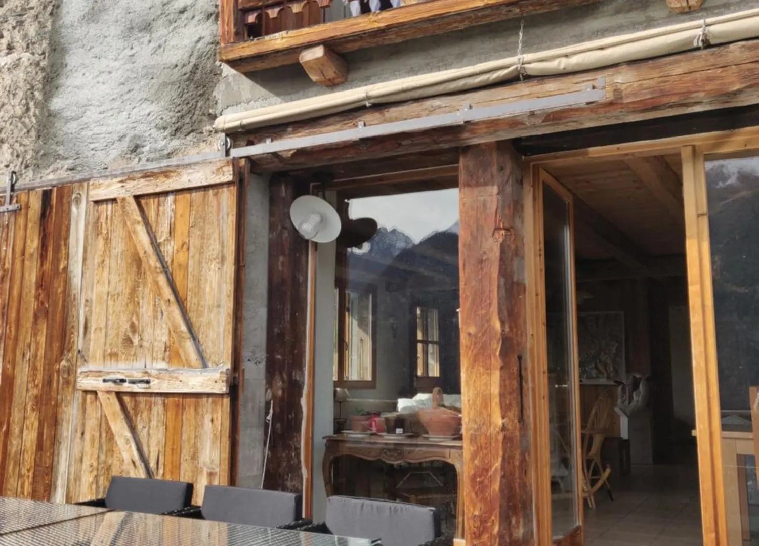 Unique A Champagny L'Appartement Panoramik Dans Un Chalet D'Alpage Avec Une Vue Exceptionnelle La Plagne